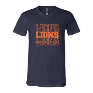 Stacked Lions Premium Soft V-Neck