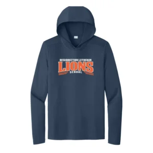 Arched Lions UV Performance Long Sleeve Hooded Tee