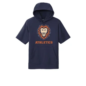 Resurrection Lutheran Athletics Logo Adult Short Sleeve Hoodie