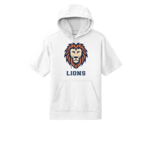 Resurrection Lutheran Lion Logo Adult Short Sleeve Hoodie