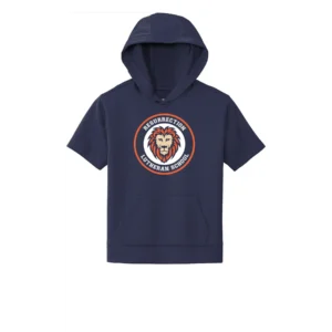 Resurrection Lutheran Circle Logo Youth Short Sleeve Hoodie