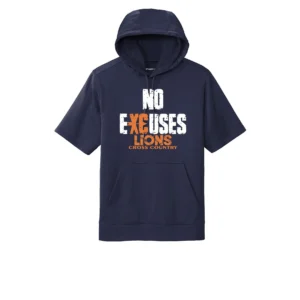 Resurrection Lutheran School Cross Country Adult Short Sleeve Hoodie