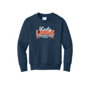 Resurrection Lutheran Lady Lions Logo Youth Sweatshirt