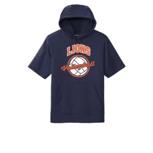 Resurrection Lutheran School Volleyball Adult Short Sleeve Hoodie