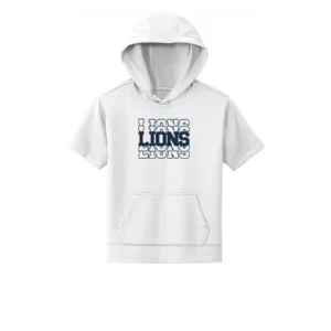 Resurrection Lutheran School Stacked Logo Youth Short Sleeve Hoodie