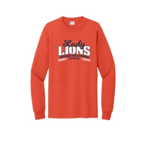 Resurrection Lutheran Lady Lions Logo Tall Long Sleeves