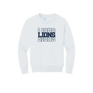 Resurrection Lutheran School Stacked Logo Youth Sweatshirt