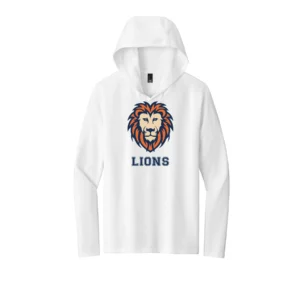Resurrection Lutheran Lion Logo Adult Long Sleeve Hooded Tee