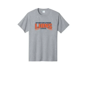 Resurrection Lutheran Arched Lions Logo Tall T-Shirt