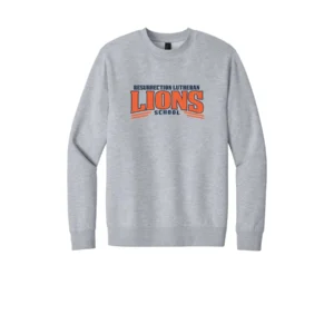 Resurrection Lutheran Arched Lions Logo Adult Sweatshirt