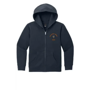 Resurrection Lutheran School Embroidery Youth Full Zip Hoodie