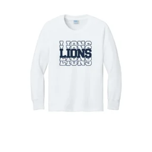 Resurrection Lutheran School Stacked Logo Youth Long Sleeves