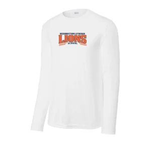 Resurrection Lutheran Arched Lions Logo Adult Long Sleeves