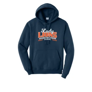 Resurrection Lutheran Lady Lions Logo Tall Hoodie