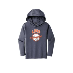 Resurrection Lutheran School Volleyball Youth Long Sleeve Hooded Tee