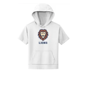 Resurrection Lutheran Lion Logo Youth Short Sleeve Hoodie