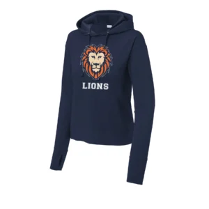 Resurrection Lutheran Lion Logo Ladies Hoodie