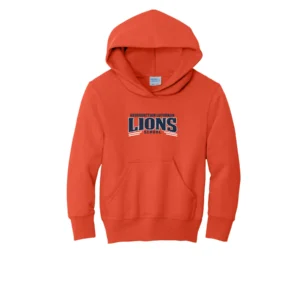 Resurrection Lutheran Arched Lions Logo Youth Hoodie